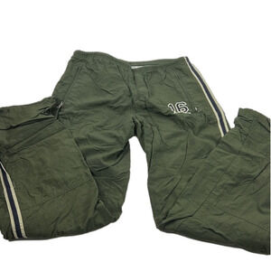 Abercrombie & Fitch Green  Lined Exercise Splash Pants